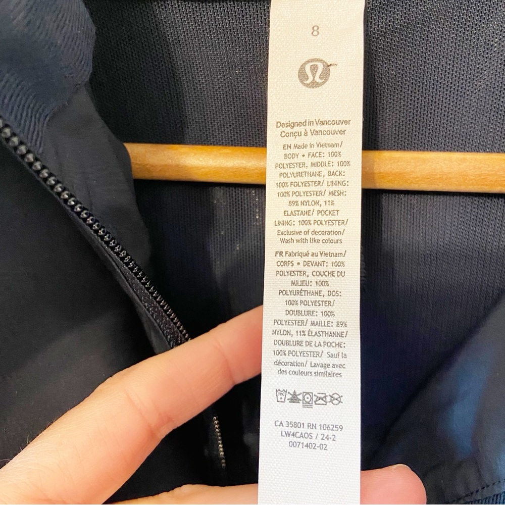 lululemon athletica Dark Blue Trench Coat - Picture 11 of 16